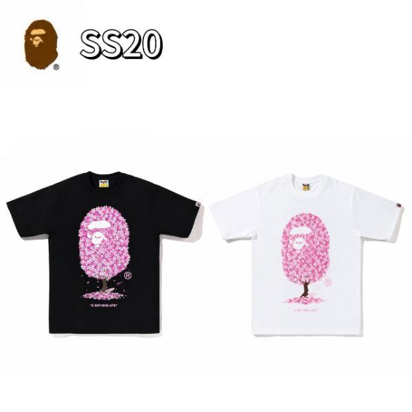 เสื้อยืด BAPE Sakura Tree Tee Black / white พร้อมส่ง