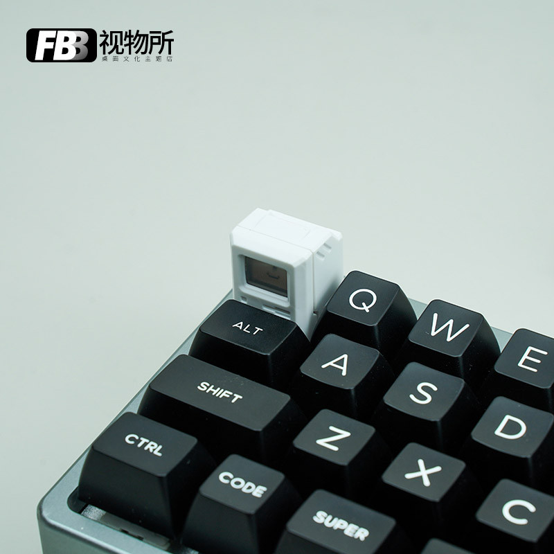 FBB Vision Magnetic Classic Apple MAC Pyramid MAC ส่วนบุคคลโปร่งแสงคีย์บอร์ด Keycap ของขวัญสร้างสรรค