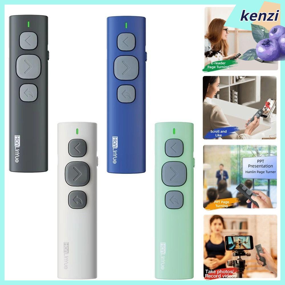 KENZI E-book Reader, Bluetooth 5.4 PPT Page Turner BT Page Turner, ถ่ายภาพและบันทึกวิดีโอเลื่อนวิดีโ