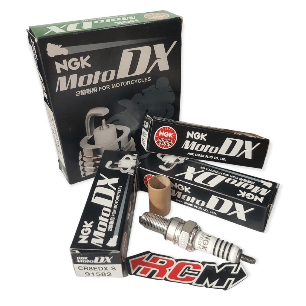 NGK IRIDIUM RUTHENIUM MOTODX MOTO DX CR9EDX-9S R15 R15 R25 R 25 Kawasaki ER6N 650 1000 ZX6 ZX14 VERS