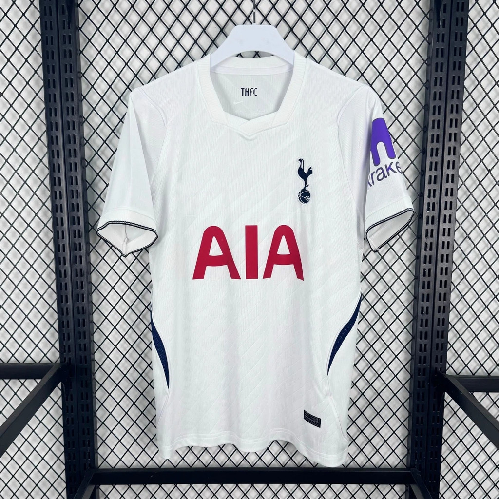 พัดลมรุ่น 26/27 Tottenham Home Jersey VAN DE VEN 37 XAVI 7 เสื้อฟุตบอลผู้ชาย S-4XL ชื่อที่กําหนดเอง