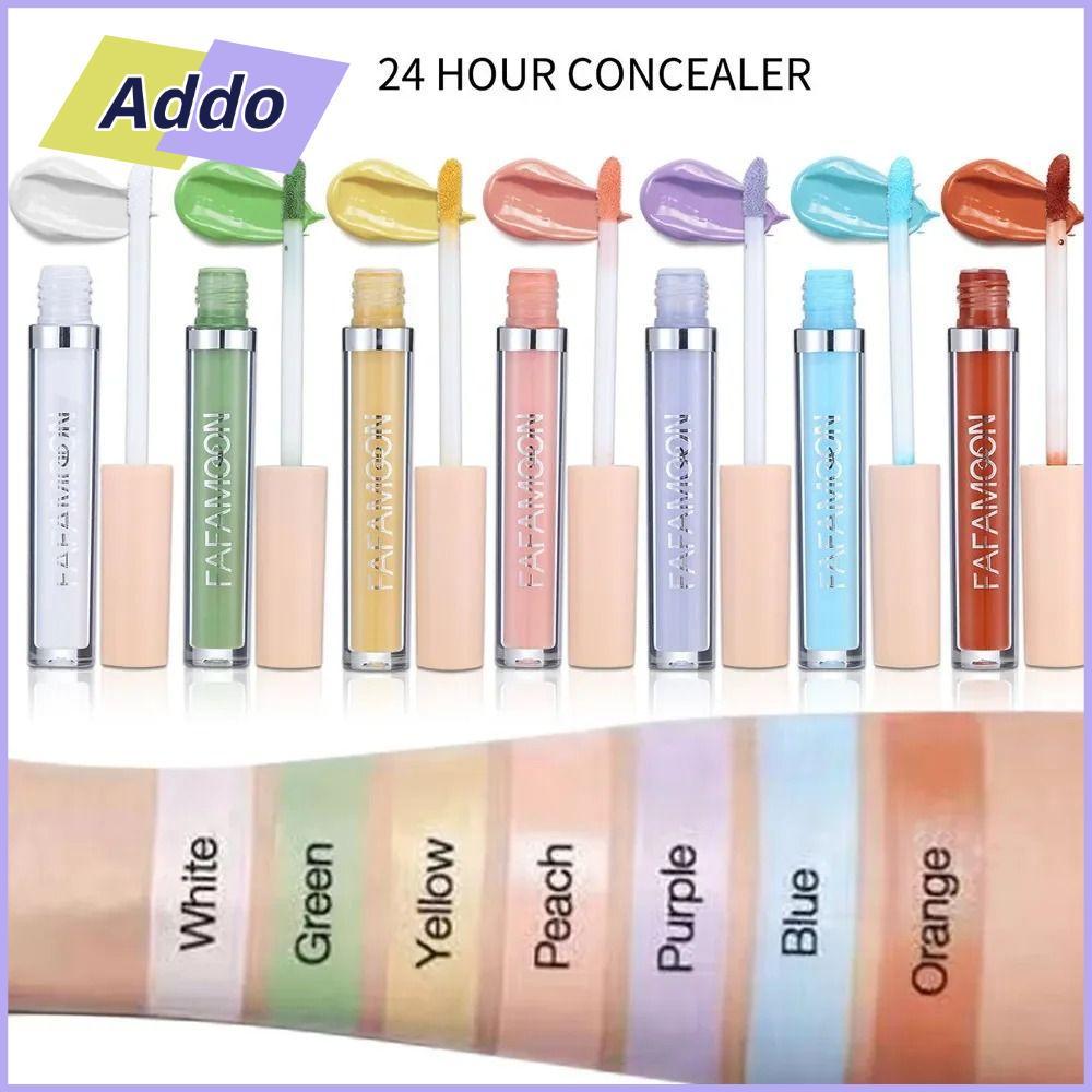 ADDO.PH Foundation Cream, 2.5ML Full Coverage Liquid CONCEALER, Even Skin Tone Face Makeup Cover Spo
