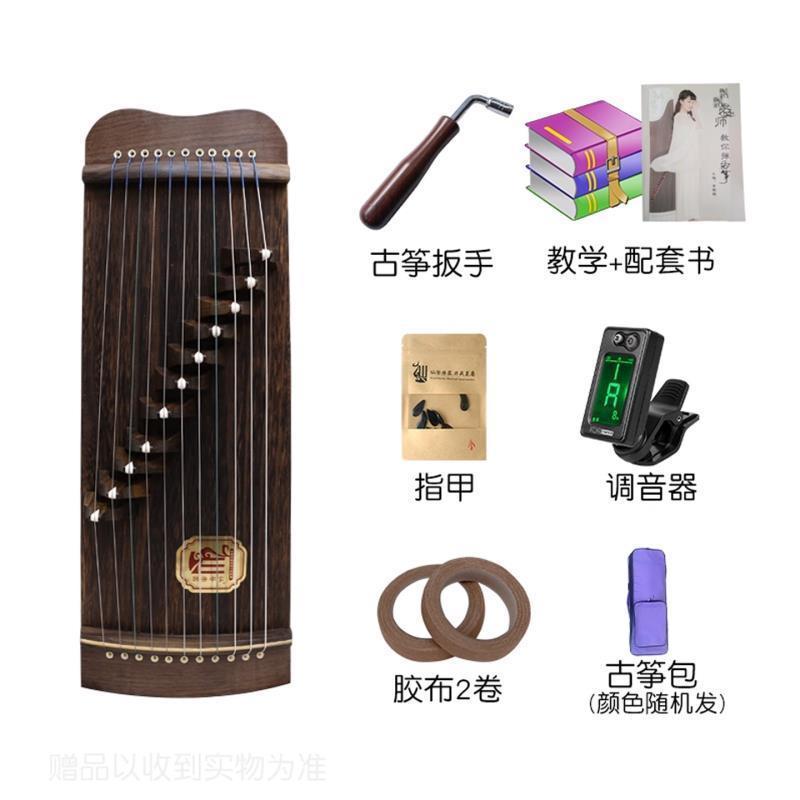 Xiansheng Guzheng 50 ซม.ขนาดเล็กแบบพกพา Mini Guzheng 11 Strings เด็กขนาดเล็ก Guzheng f
