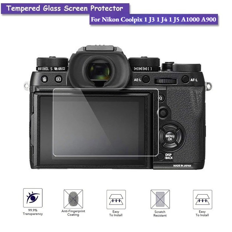 1-3PCS 9H HDกระจกนิรภัยสําหรับNikon Coolpix 1 J3 1 J4 1 J5 A1000 A900 B600 B700 P1000 P1100 P950 P77