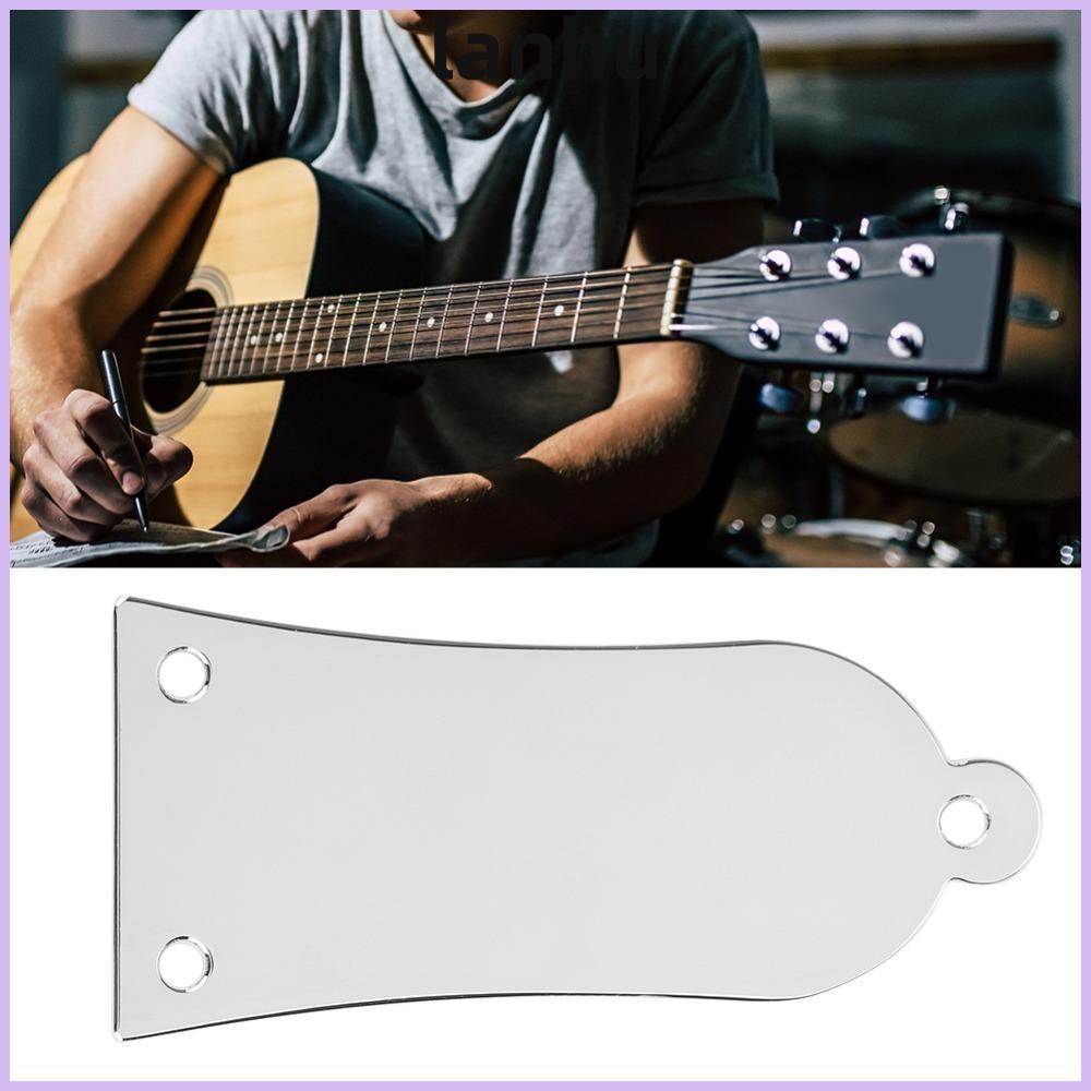 LANHU 2PCS โลหะ Truss Rod Cover, 3 หลุมโลหะกีตาร์ Truss Rod Cover, Professional พร้อมสกรูทอง/เงิน/สี