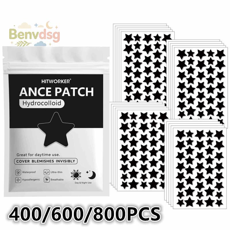 [Benvdsg-t] Bla Star Hydrocolloid Pimple Patch Bulk Acne Healing Dots 400/600/800Pcs for Overnight B