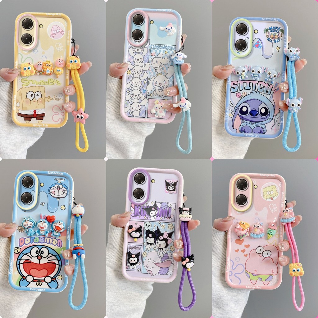 เคส Honor X7e เคสโทรศัพท์ลายการ์ตูนสติ๊กเกอร์น่ารัก