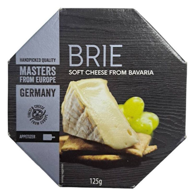 มาสเตอร์ฟอร์มยุโรปบรีชีส 125กรัม Masters From Europe Brie Cheese 125g. [หมายเลขบาร์โค้ด 8717953128201 ]