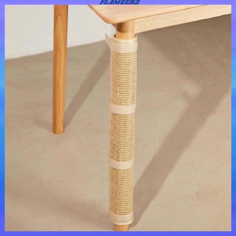 [Flameer2] Sisal Feline Scratch Mat เย็บขอบทอ Sisal Scratch Mat 15x30
