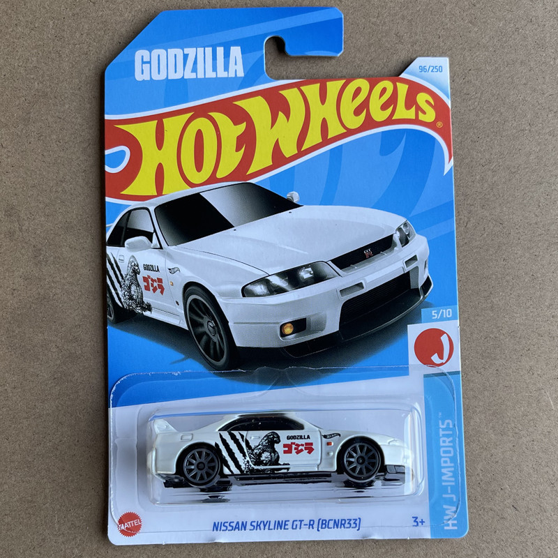 จัดส่งในวันเดียวกัน [Hot Wheels] C4982 โมเดลรถอัลลอย Nissan GTR Collection No. 96