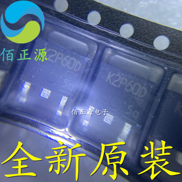 TK2P60D K2P60D Patch TO-252 600V/2A N Channel MOS Field Effect Management ยี่ห้อใหม่