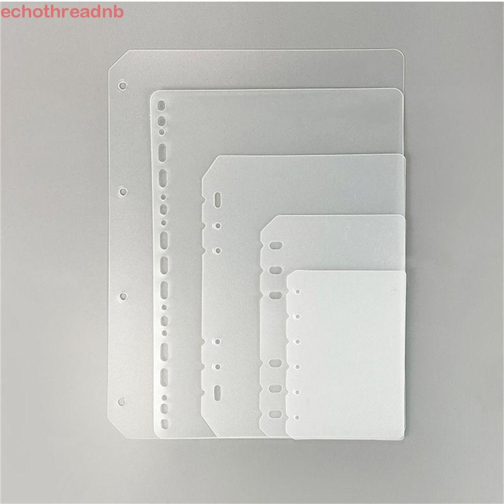 PIVOT Loose-leaf Divider Student Notebook Accessories Matte 2 ชิ้น Transparent Board Page Planner Se