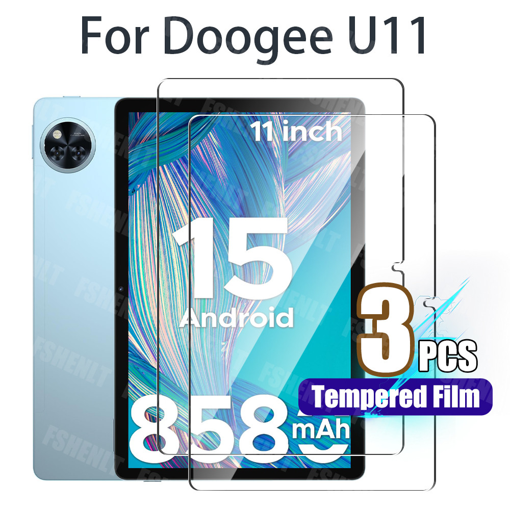 1‐3Pcs Ultra Thin แท็บเล็ตป้องกันฟิล์มสําหรับ Doogee U9 U13 U12 U11 U10 2025 pro ฟิล์มกระจกนิรภัยสํา