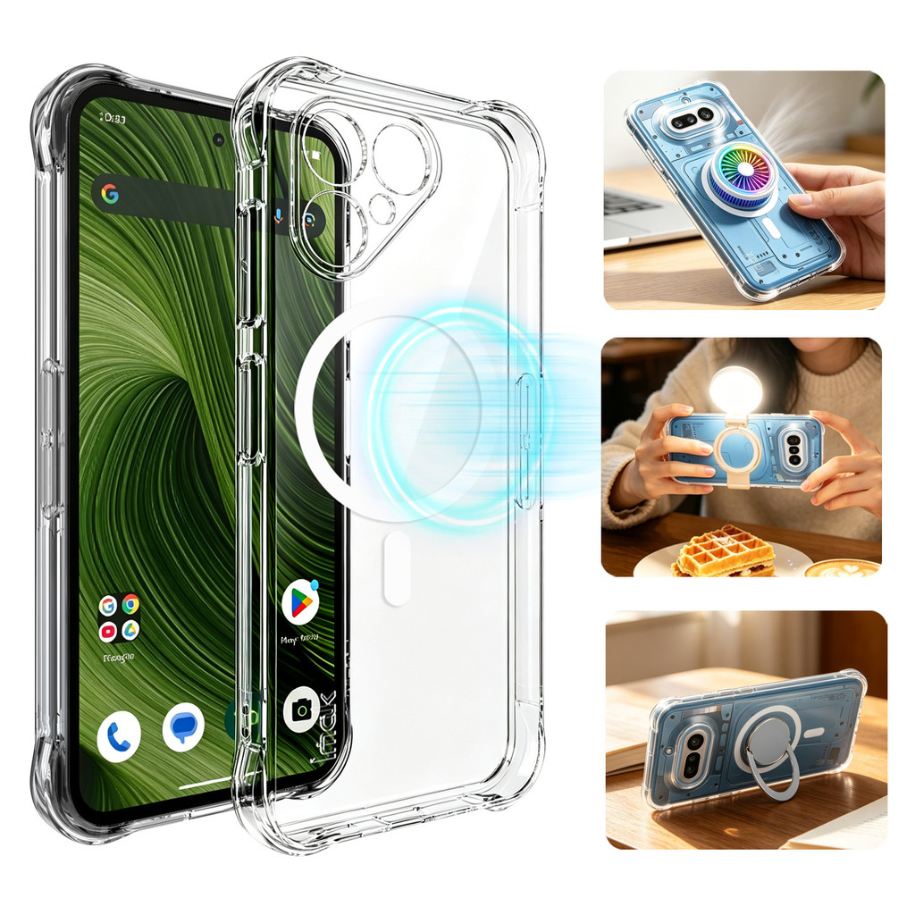 Imak Magnetic Wireless Charging Casing สําหรับ Fairphone 6 Plus 5G Clear กันกระแทกสําหรับ Fairphone6