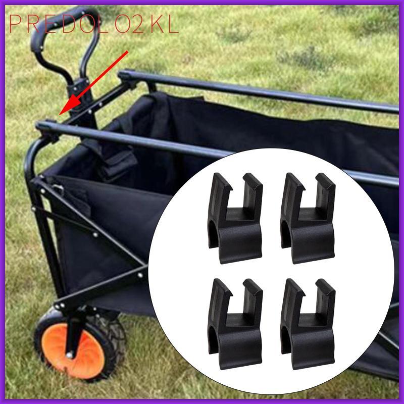 [predolo2kl] 4x Camping Cart Buckle Push-Pull Cart - Universal Lightweight Golf Cart Card Buckle for