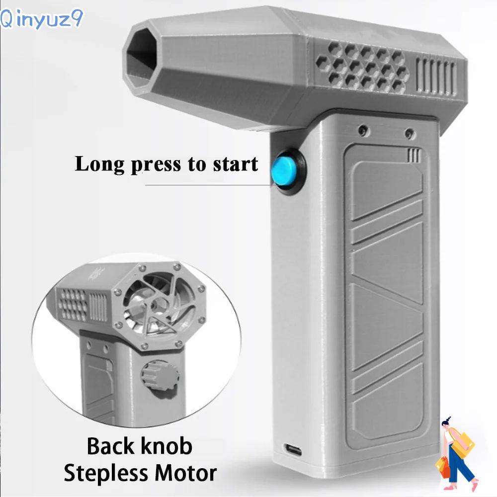 QINYUZ9 ไม้ปัดฝุ่นลมไฟฟ้า, จอแสดงผลพลังงาน 140000RPM พัดลมเทอร์โบเจ็ท, การทําความสะอาดรถยนต์สูญญากาศ