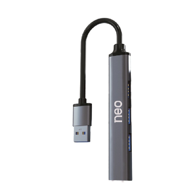 NEO อุปกรณ์ต่อพ่วง USB 4 พอร์ต รุ่น 412