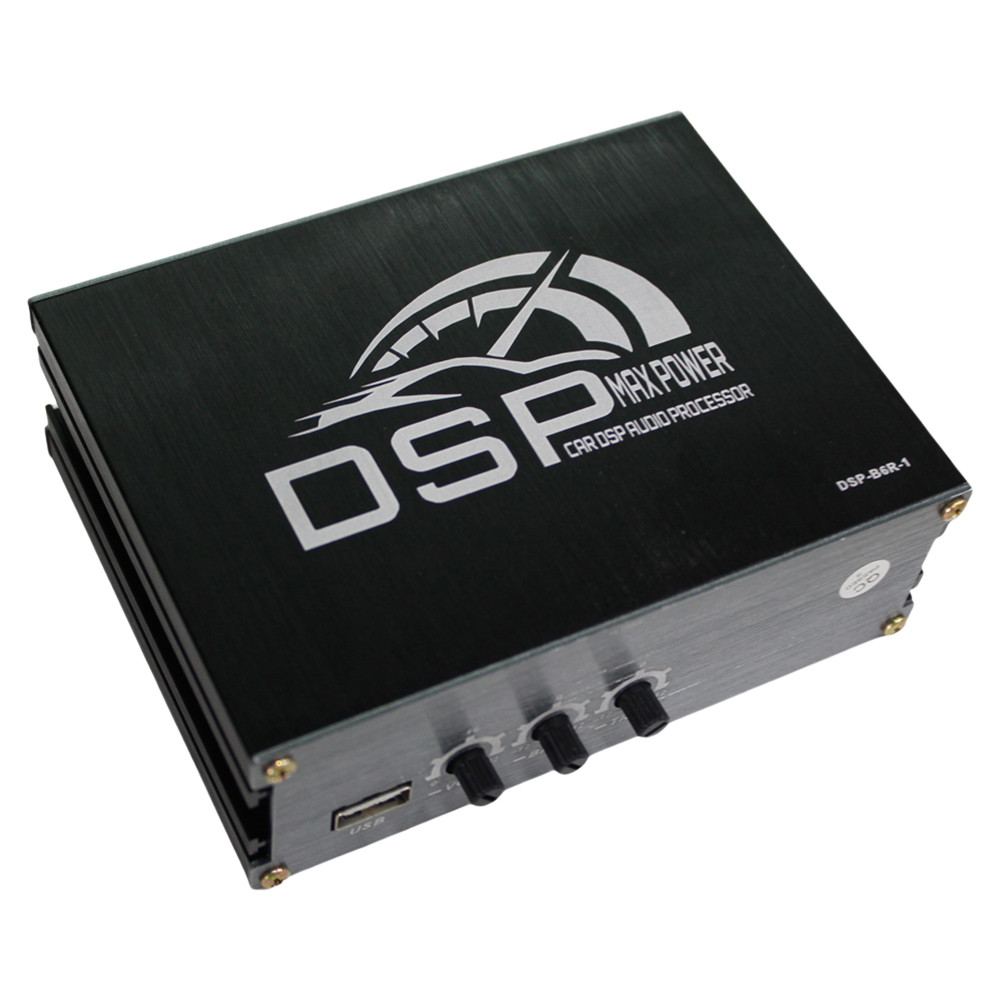 4x50W รถ DSP เครื่องแปลงไฟดิจิตอลสําหรับรถยนต์รองรับ APP ควบคุม