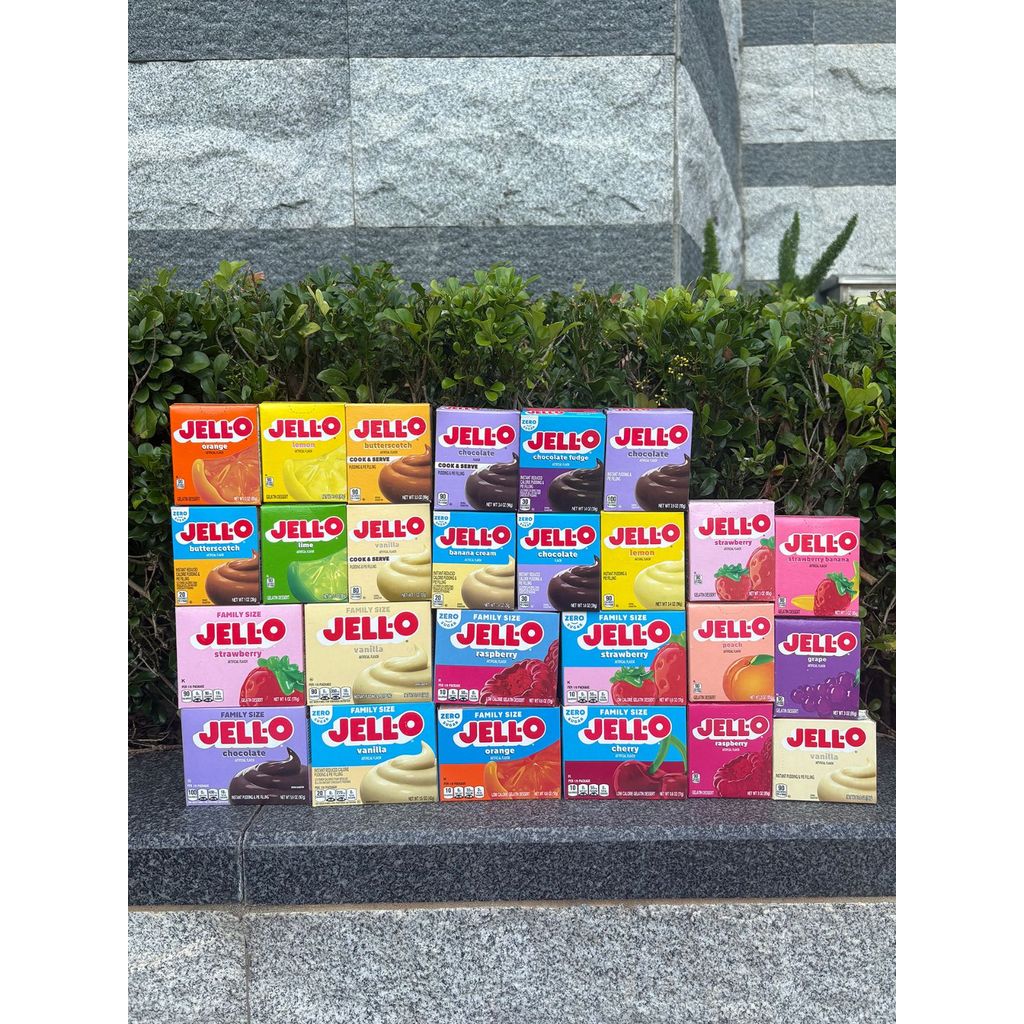 新品美国JELLO Instant Pudd Pie Fill Gelatine杰乐粉20260903