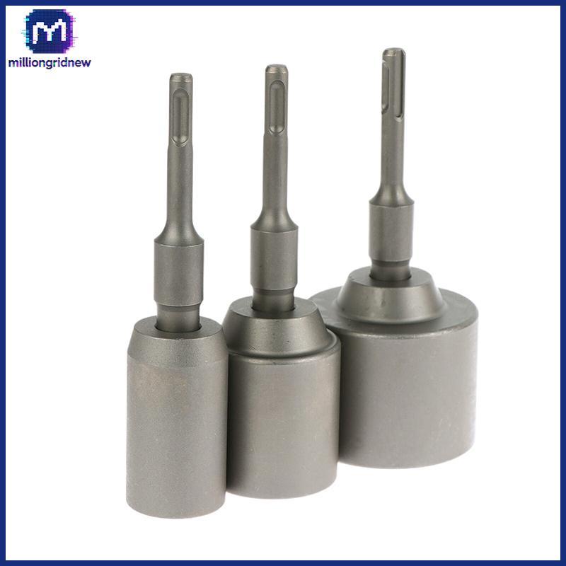 [ล้านgridnew] SDS-Plus T-Post Ground Rod Driver เครื่องมือ Heavy Duty ค้อนโรตารี่เจาะ Rod Converter 