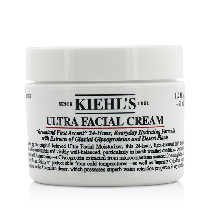 Kiehls Kiehls-Glacial Glycoprotein Moisturizing Cream (ครีมบํารุงผิว/โลชั่น) 50ml/1.7oz