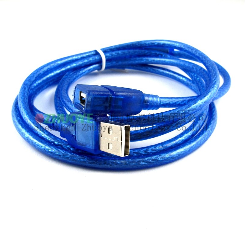 สายเคเบิลข้อมูล USB USB Male to USB Female Test Cable A Male to A Female 1.5m 3m