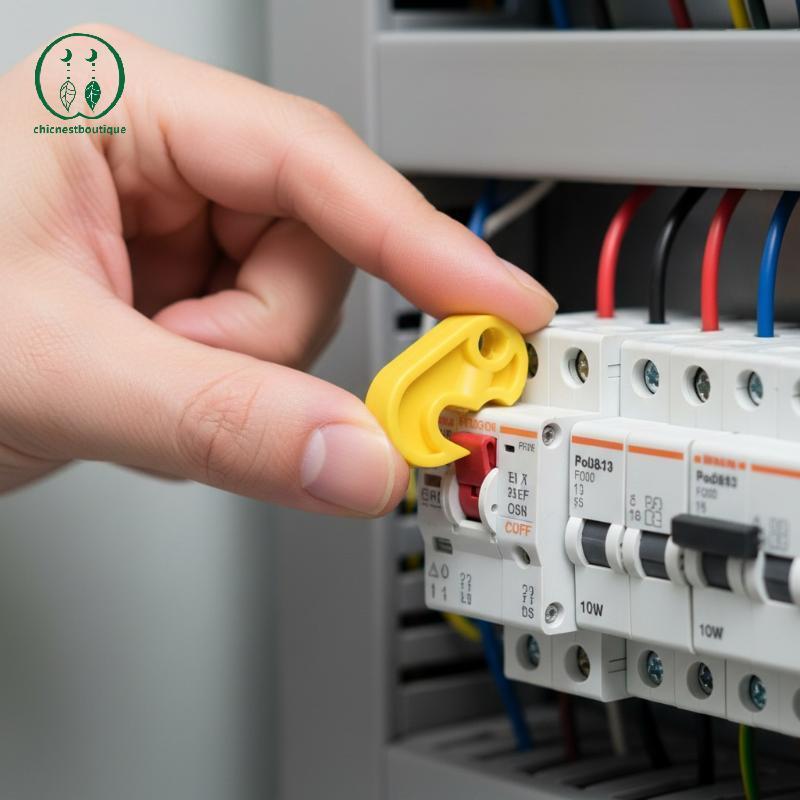 [Chicnest] Universal MCB Loout 1P 2P 3P 4P Miniature Breaker Safety Device Handy Tool ป้องกันการไม่ไ