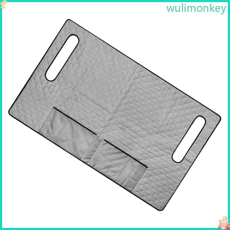 WU Durability Golf Cart Seat Cushion 5cm Pad 4 กระเป๋าเก็บของสําหรับ EZGO Club C
