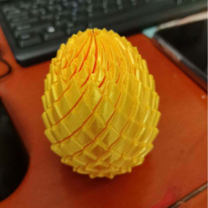 Decompression Dragon Egg 3D การพิมพ์ Decompression Dragon Scale Twisted Capsule ของเล่น Twisty Fidge