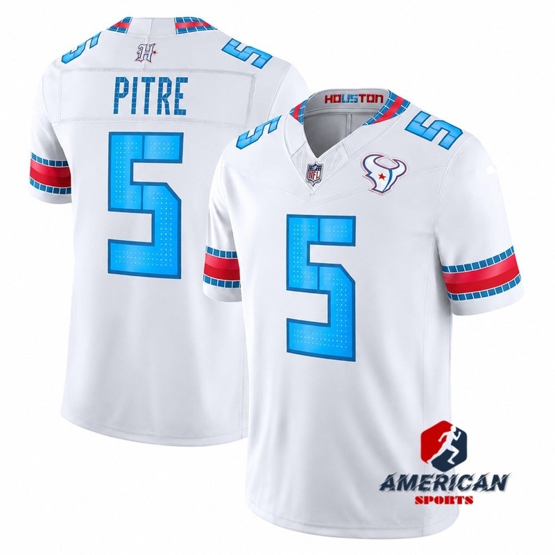 Men Houston Texans Jalen Pitre White Limited เสื้อฟุตบอลอเมริกัน