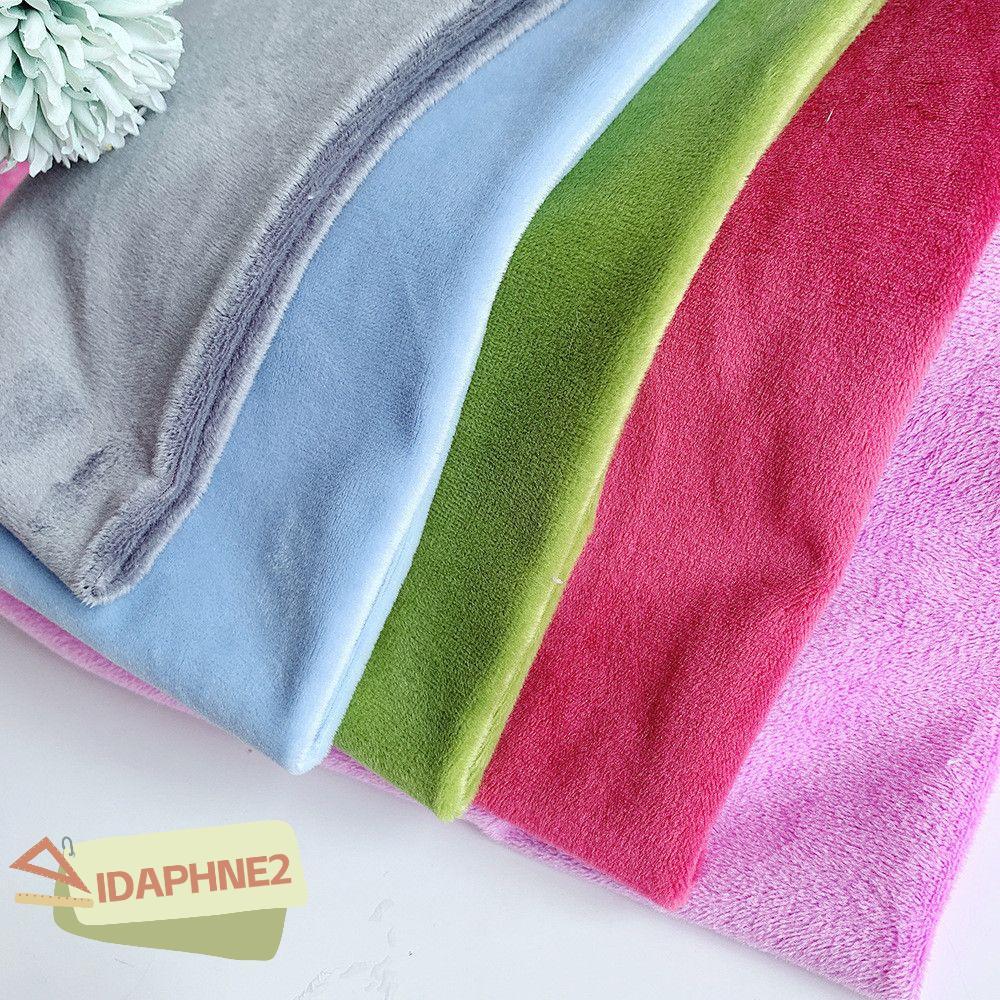 IDAPHNE2 ผ้า Plush Patchwork มีให้เลือกหลายสี Handmade Home 45*50 ซม. สําหรับเย็บผ้า
