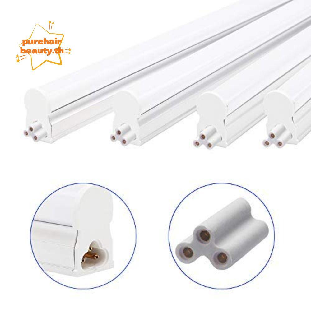 PUREHAIRBEAUTY 100/50/30/20/10 ชิ้น 3 หลุม Hard Joint Connector,ไม่มีรอยต่อ Splice T5 T8 Bracket Lig