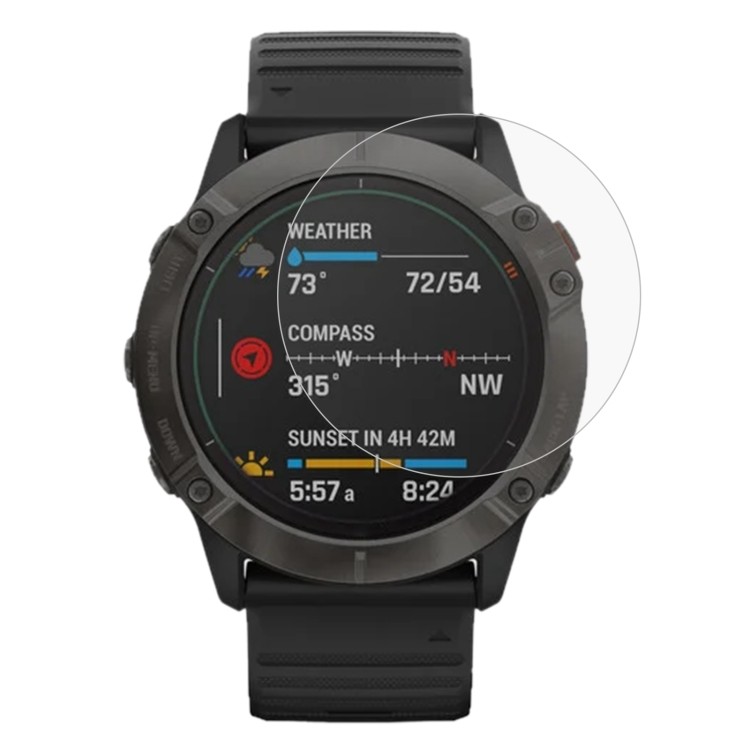 พร้อมส่ง สําหรับ Garmin Fenix 6X Pro 0.26mm 2.5D 9H ฟิล์มกระจกนิรภัยปกป้องหน้าจอ