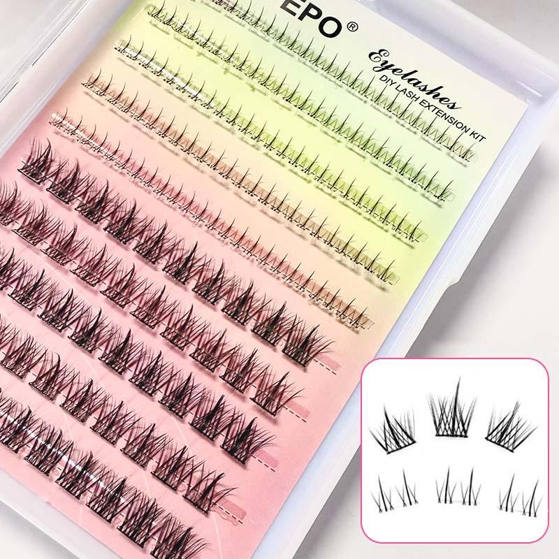 การกวาดล้าง! FEPO 10-Row Self-Adhesive Lashes – กันน้ํา นํากลับมาใช้ใหม่ เป็นธรรมชาติ และเป็นมิตรกับ
