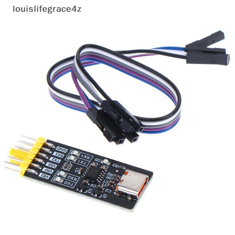 Grace4z Type-C CH342K USB to TTL Serial Module Dual Channel 3Mbps 1.8/3.35V Multi Voltage for Profes