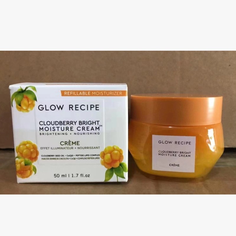 Glow Recipe Cloudberry Brightening Skin Tone Cream 50ml Cloudberry Antioxidant Vc Brightening Evenly