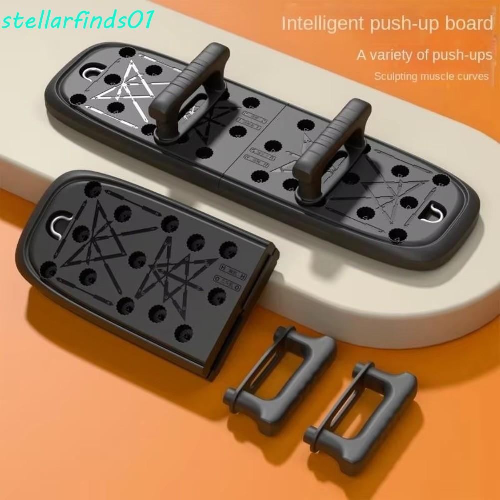 STELLARFINDS Push-Up Board,แบบพกพาSlip Push-Up Stands,Dip Stands Strength Trainingพับได้พร้อมที่จับP