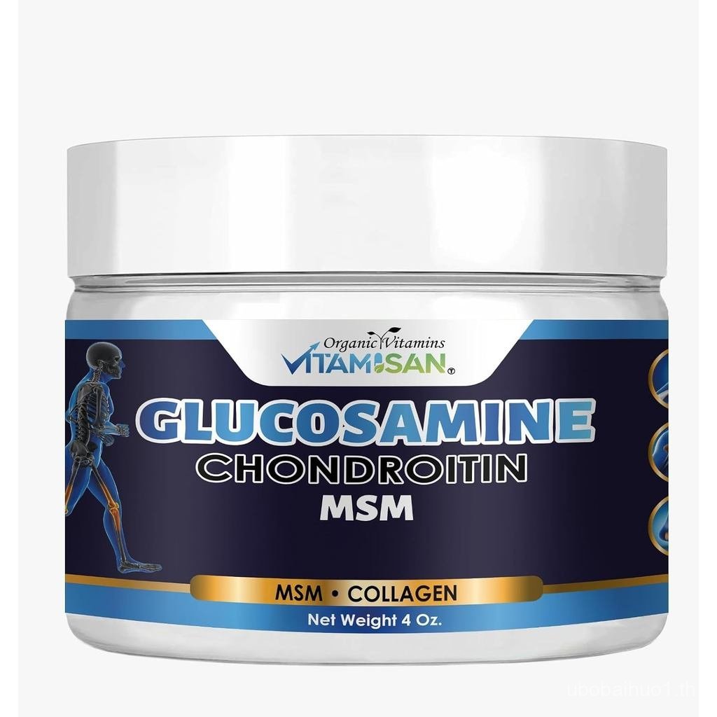 VAMISAN Premium Organic Glucosamine & Chondroitin Cream with M Arnica & Collagen