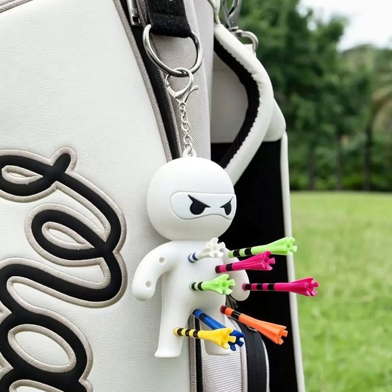 New Golf Doll Golf tee Storage Ball T Cartoon Man Golf Doll สามารถใส่ได้หลาย TEEK