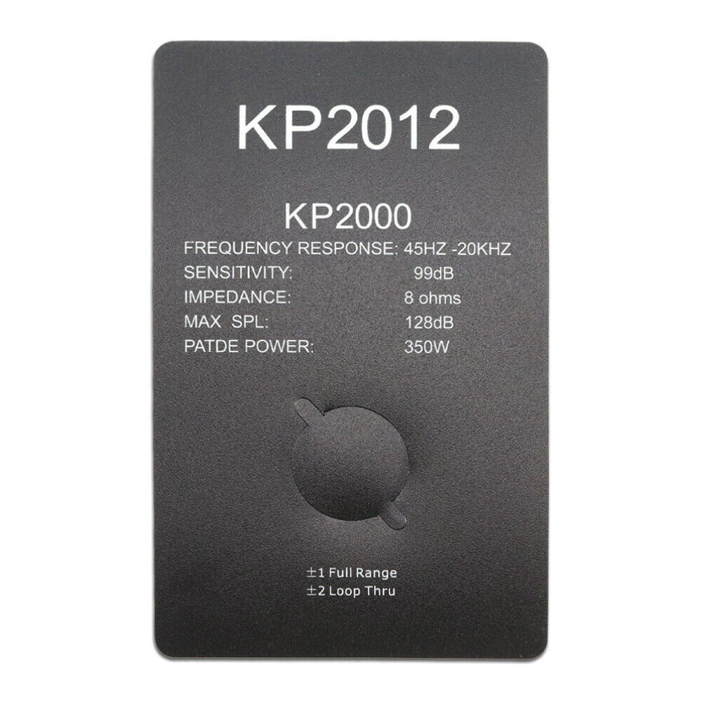 JBL KP2012 KP2000 สติ๊กเกอร์ pvc โลโก้ป้ายเปลี่ยนชิ้น 138mm(5.43")X86mm(3.39")