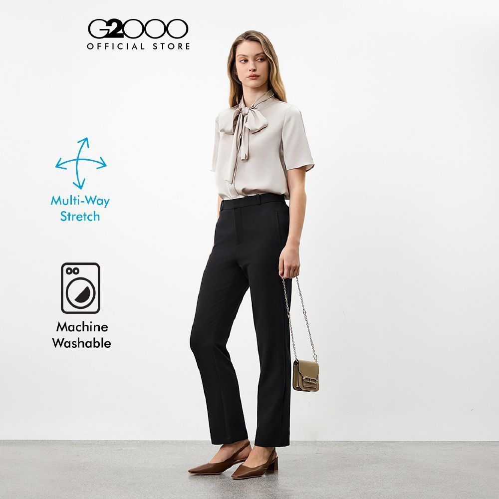 G2000 กางเกงขายาวสำหรับผู้หญิง ทรง Regular Straight Leg รุ่น 61261383