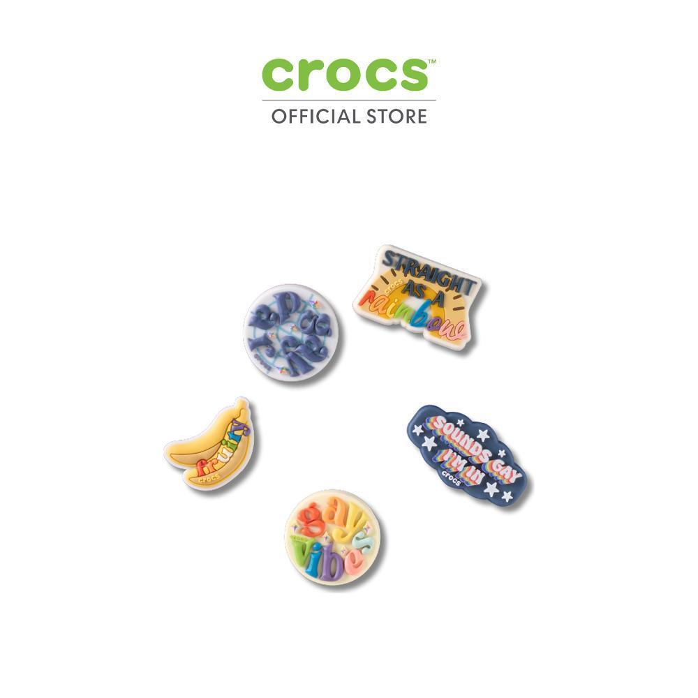 CROCS ตัวติดรองเท้า JIBBITZ™ IRREVERENT PRIDE 5 PACK รุ่น 10018547 - MULTICOLOR