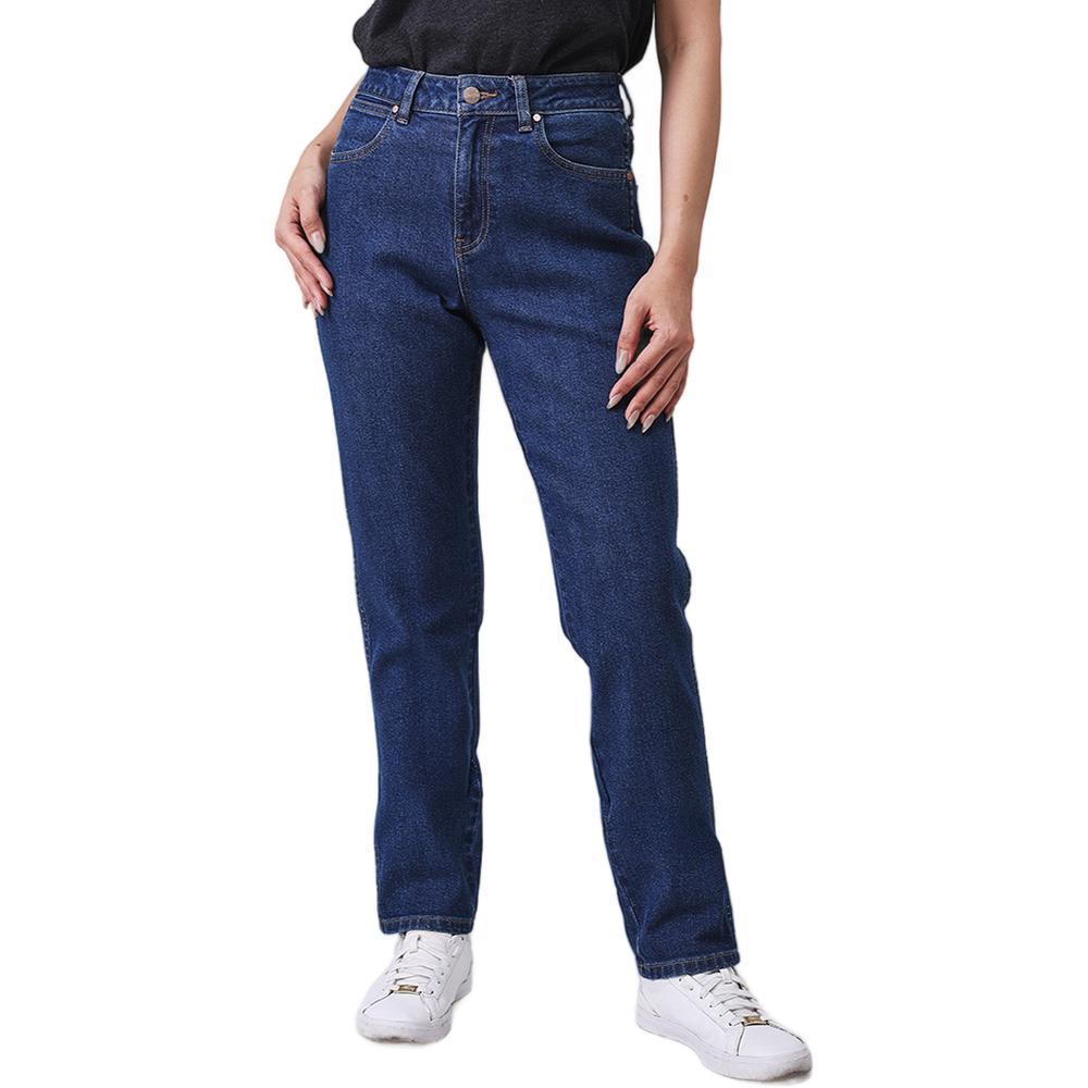 WRANGLER กางเกงยีนส์ผู้หญิง เอวสูง ทรงเข้ารูป Straight รุ่น WR S326WSTRF09 สียีนส์กลาง — صورة 2