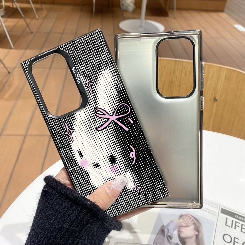 เคสโทรศัพท์ Pixel Rabbit เข้ากันได้กับ Samsung S25Ultra, S24Ultra, M05, S23Plus, S22, A55, A35, F14,