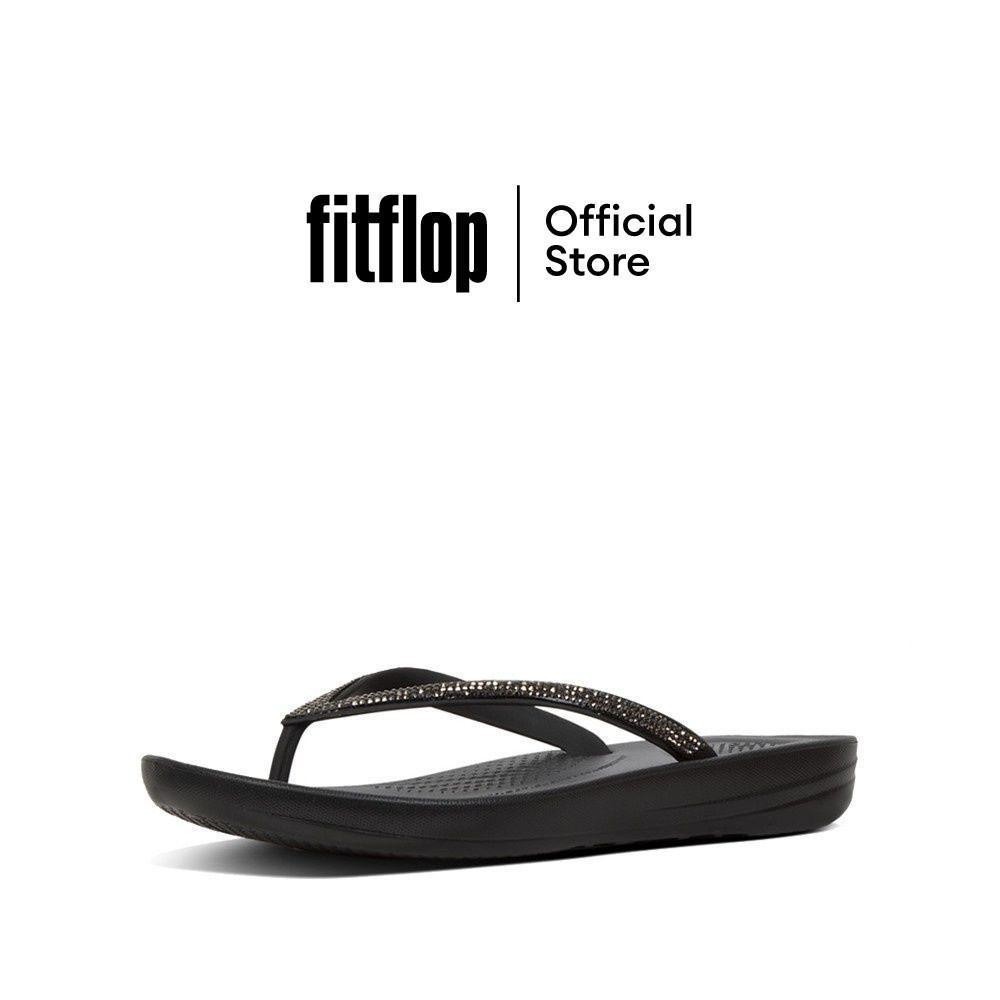 FITFLOP IQUSHION รองเท้าแตะแบบหูหนีบผู้หญิง รุ่น R08-001 สี Black