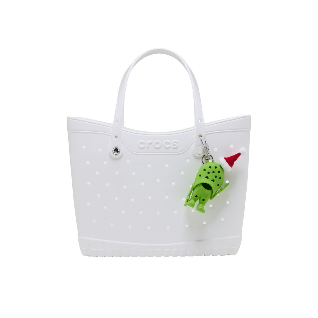 CROCS ميدالية Lil Classic Santa Bag — أخضر — صورة 3