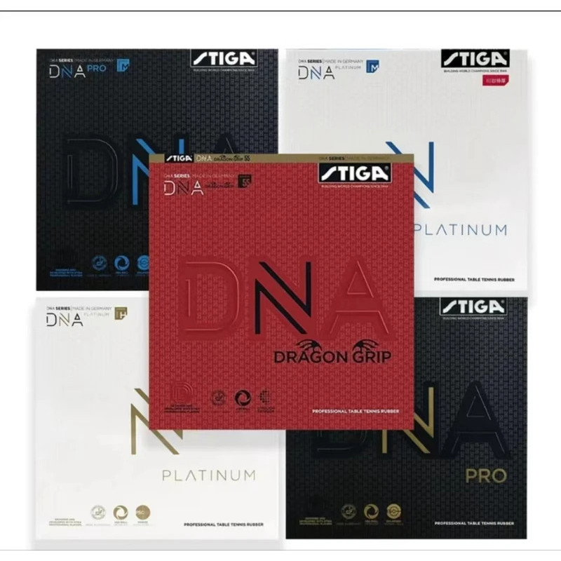 STIGA Steka DNA Collage PRO อัพเกรด Steka Platinum DNA Collage Red Dragon Collage STIGA