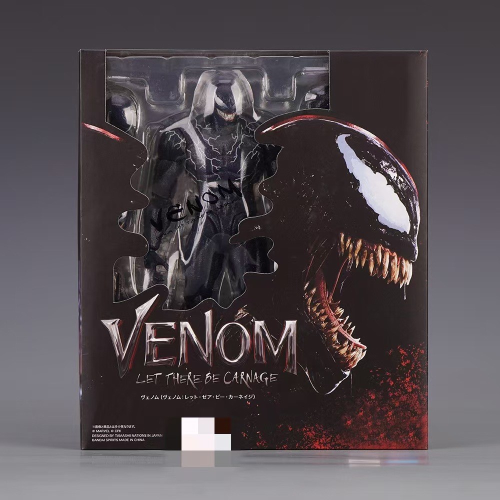 SHF Venom 2 Symbiosis Marvel Universe Extraordinary Spiderman Venom Movable ภาพยนตร์รูปของเล่น
