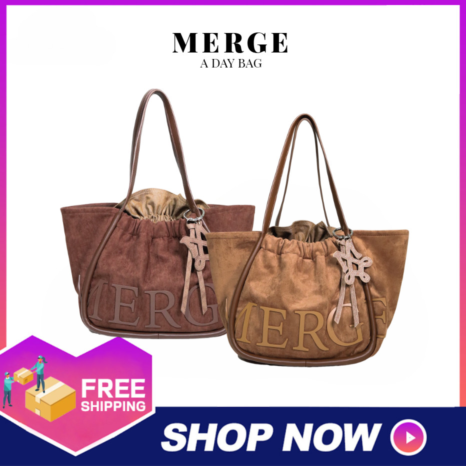 【สินค้าพร้อมส่ง】MERGE A DAY/Merge กระเป๋า official กระเป๋าถือ สะพายข้าง