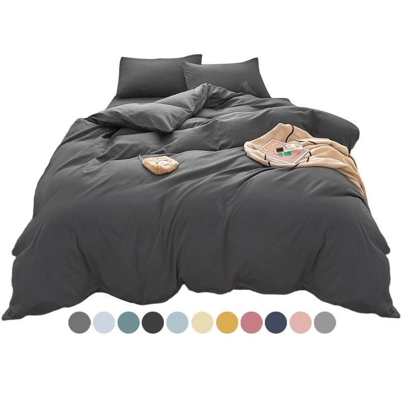 ชุดเครื่องนอนสีทึบสำหรับเตียงขนาด Queen และ King - HT99 9ZRQ